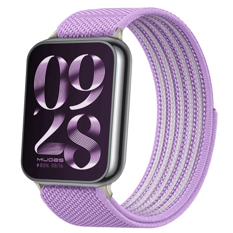 Airy Mixed Nylon Loop Metal Connector Watch Band, For Xiaomi Band  10 Pro / Redmi Watch 6 / 5