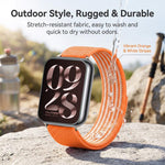Airy Mixed Nylon Loop Metal Connector Watch Band, For Xiaomi Band  10 Pro / Redmi Watch 6 / 5