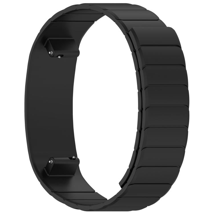Horizontal Stripe Magnetic Silicone Watch Band, For Garmin CIRQA Smart Band