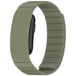 Horizontal Stripe Magnetic Silicone Watch Band, For Garmin CIRQA Smart Band