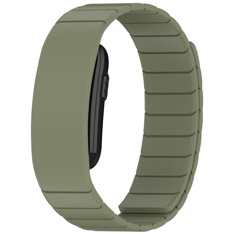 Horizontal Stripe Magnetic Silicone Watch Band, For Garmin CIRQA Smart Band