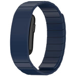 Horizontal Stripe Magnetic Silicone Watch Band, For Garmin CIRQA Smart Band