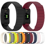 Horizontal Stripe Magnetic Silicone Watch Band, For Garmin CIRQA Smart Band