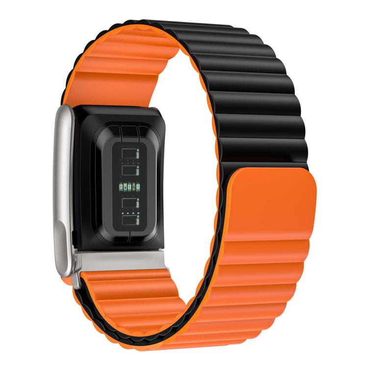 Integrated Loop Magnetic Silicone Watch Band, For WHOOP 5.0