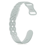Vine Woven Design Butterfly Buckle Silicone Watch Band, For Google Fitbit Air