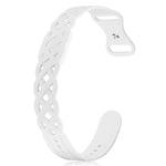 Vine Woven Design Butterfly Buckle Silicone Watch Band, For Google Fitbit Air