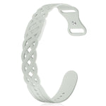 Vine Woven Design Butterfly Buckle Silicone Watch Band, For Google Fitbit Air