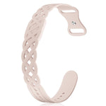 Vine Woven Design Butterfly Buckle Silicone Watch Band, For Google Fitbit Air