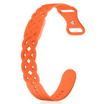 Vine Woven Design Butterfly Buckle Silicone Watch Band, For Google Fitbit Air