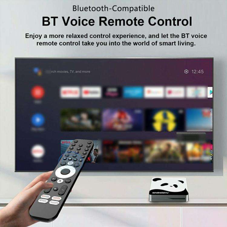 I96 Panda 1GB+8GB BT5.0 Streaming Media Player 4K Android 14 TV Box, Hi3798 Quad Core, US Plug, EU Plug, UK Plug, AU Plug