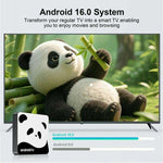 I96 Panda 1GB+8GB BT5.0 Streaming Media Player 4K Android 14 TV Box, Hi3798 Quad Core, US Plug, EU Plug, UK Plug, AU Plug