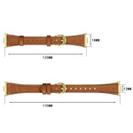Slim Lychee-Textured Genuine Leather Watch Band, For Huawei Watch Fit 5 Pro / Fit 5 / Fit 4