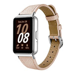 Slim Lychee-Textured Genuine Leather Watch Band, For Galaxy Fit3