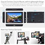 FEELWORLD FW279 Monitor DSLR da campo ultra luminoso da 7 pollici 2200nit su fotocamera Full HD 1920x1200 4K Ingresso uscita HDMI Alta luminosità per stabilizzatore DSLR, FW279