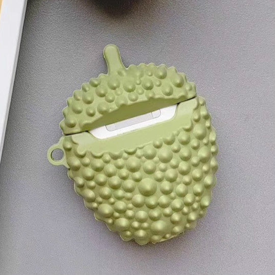 Per Apple AirPods Supporto per cuffie Bluetooth universale wireless a forma di Durian di 1/2 generazione