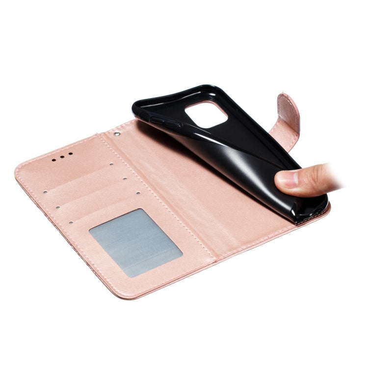 Custodia in pelle a ribalta orizzontale con motivo a goffratura mandala per iPhone XIR (2019), con supporto e fessure per carte e portafoglio, cornice per foto e cordino, For iPhone 11