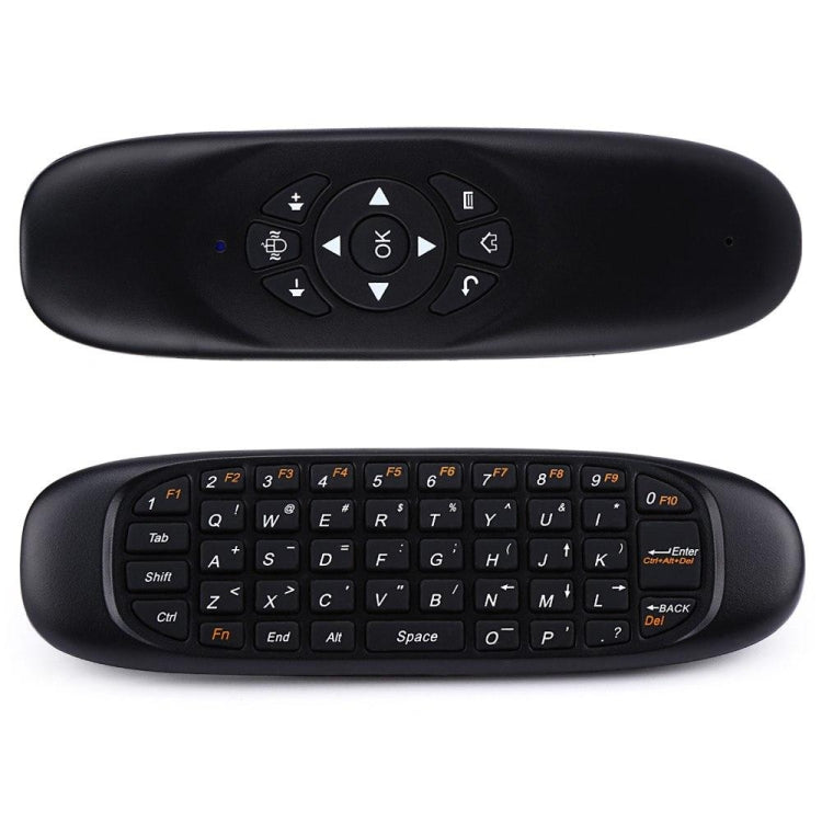 Mouse remoto wireless mini tastiera C120 2.4G con 3 giroscopi e sensore di gravità 3 per PC / HTPC / IPTV / Smart TV e Android TV Box ecc.