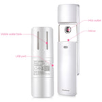 K-SKIN KD777 Nano Cool Spruzzatore facciale portatile Umidificatore per la cura della pelle Cura della pelle, White, Red