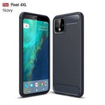 Custodia in TPU in fibra di carbonio con trama spazzolata per Google Pixel 4XL, For Google Pixel 4 XL