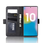 Custodia per cellulare in pelle con supporto a portafoglio per Galaxy Note 10 Pro, con portafoglio e porta carte di credito, For Galaxy Note 10 Pro