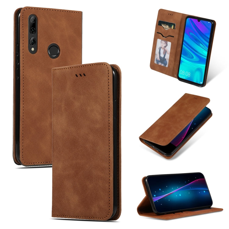 Retro Skin Feel Business Custodia in pelle con vibrazione orizzontale magnetica per Huawei P Smart 2019 & P Smart Plus 2019 & Mate 30 Lite, For Huawei P Smart 2019