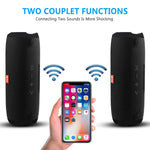 E13 Mini Altoparlante portatile senza fili Bluetooth Vivavoce stereo Radio Musica Subwoofer Altoparlanti a colonna con TF FM, RED, BLUE, BLACK
