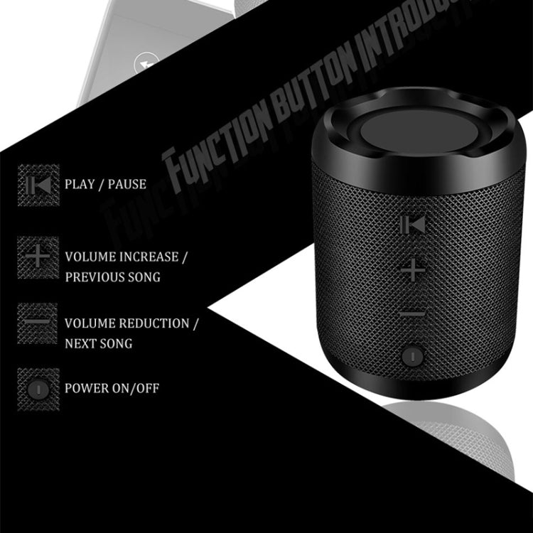 Altoparlante Bluetooth portatile Sistema audio portatile Altoparlante esterno impermeabile con surround musicale stereo da 5 W