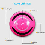 Altoparlante Bluetooth a sfera T&G A18 con luce a LED Mini altoparlante wireless portatile Musica mobile Supporto per subwoofer MP3 TF, BLACK, BLUE, PINK, WHITE