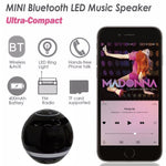 Altoparlante Bluetooth a sfera T&G A18 con luce a LED Mini altoparlante wireless portatile Musica mobile Supporto per subwoofer MP3 TF, BLACK, BLUE, PINK, WHITE