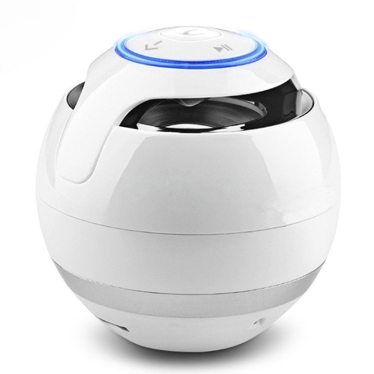 Altoparlante Bluetooth a sfera T&G A18 con luce a LED Mini altoparlante wireless portatile Musica mobile Supporto per subwoofer MP3 TF, BLACK, BLUE, PINK, WHITE