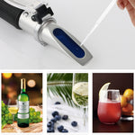 Rifrattometro portatile per frutta e vino Brix 0-32%