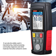 Tester per misuratore di spessore ad ultrasuoni digitale WT100A Tester per metalli digitale con ricarica USB ad alta precisione, WT100A