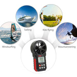 Anemometro portatile WT87A con termometro