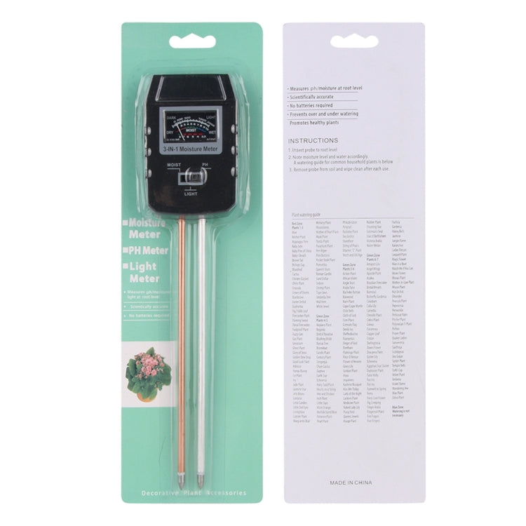 Misuratore PH e Umidità del Suolo RZ97 per Giardinaggio