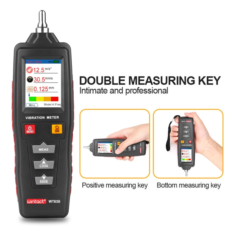 Analizzatore di vibrazioni portatile WINTACT WT63B