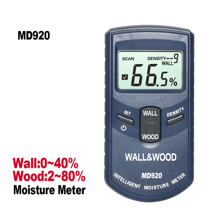 MD920 Tester umidità legno per superfici murali