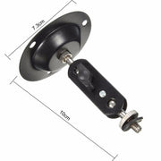 Staffa universale per monitoraggio a parete Staffa per telecamera CCTV Staffa per monitor da 360 gradi Rotazione di sicurezza della telecamera regolabile, 1