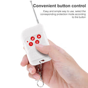 Telecomando senza fili 433 MHz 12 V Portachiavi Telecontrollo chiave per sistema di allarme antifurto domestico PSTN GSM