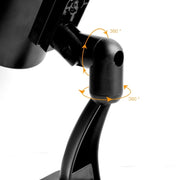 Telecamera CCTV fittizia impermeabile con LED lampeggiante per un allarme di sicurezza dall'aspetto realistico, black, Silver