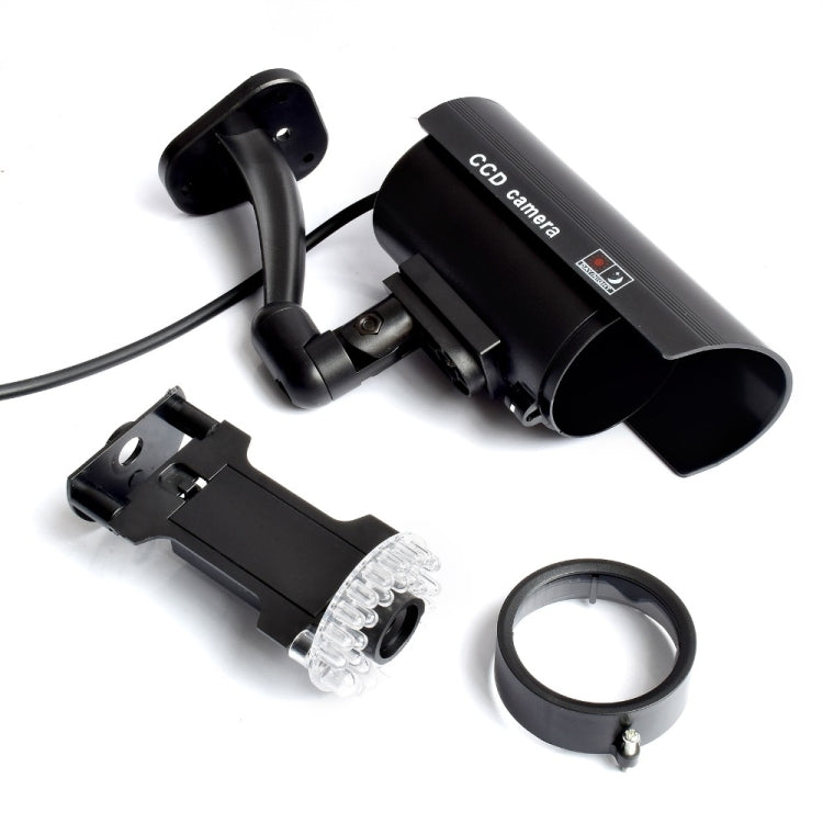 Telecamera CCTV fittizia impermeabile con LED lampeggiante