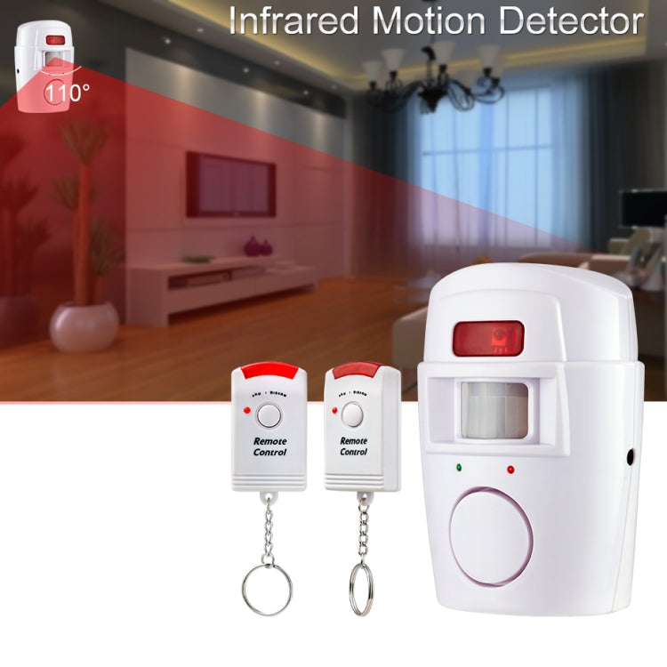 Telecomando wireless Sicurezza domestica wireless Avviso PIR Sensore a infrarossi Sistema di allarme Rilevatore di movimento antifurto Allarme Sirena da 105 dB