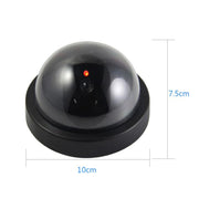 Telecamera di sicurezza di sorveglianza a cupola fittizia CCTV a infrarossi impermeabile per esterni, Dome LED Surveillance Security Camera