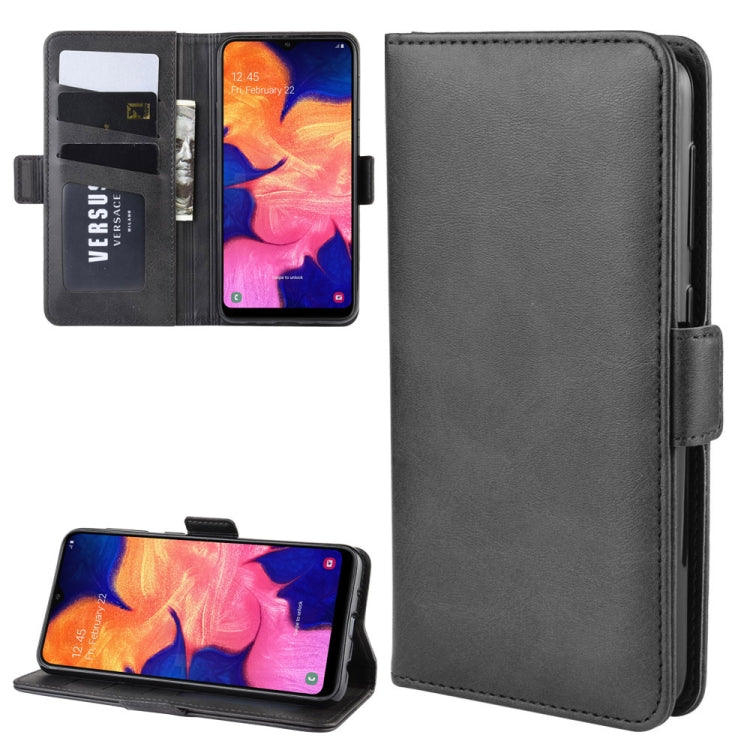 Custodia per cellulare in pelle con supporto a portafoglio per Galaxy A10 ， con portafoglio, supporto e slot per carte