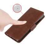 Custodia per cellulare in pelle con supporto a portafoglio per Galaxy A10 ， con portafoglio, supporto e slot per carte