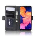Custodia per cellulare in pelle con supporto a portafoglio per Galaxy A10 ， con portafoglio, supporto e slot per carte