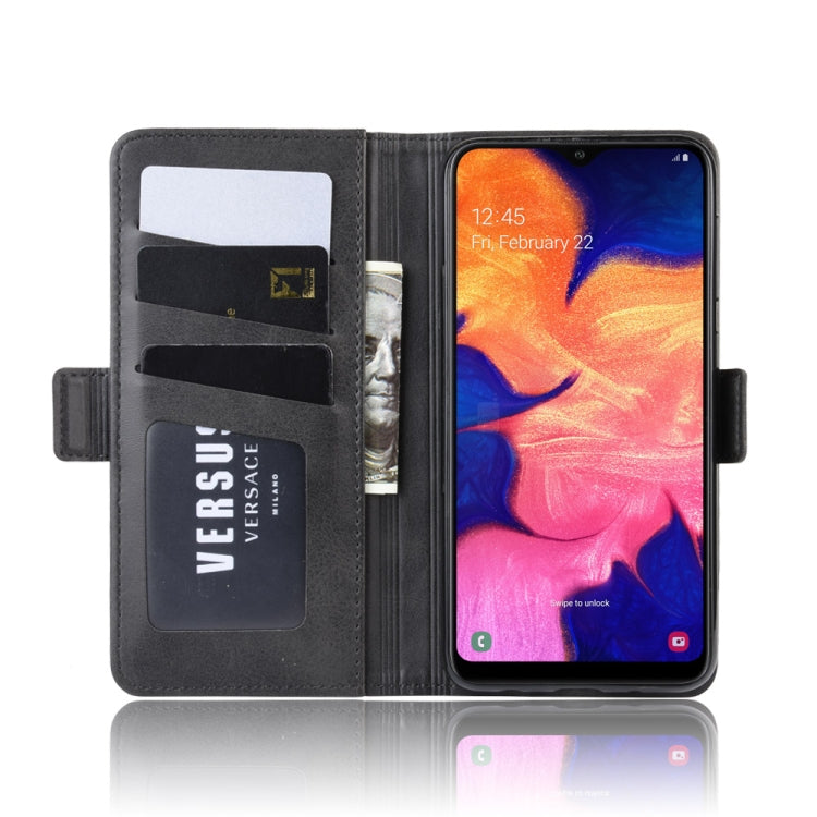 Custodia per cellulare in pelle con supporto a portafoglio per Galaxy A10 ， con portafoglio, supporto e slot per carte
