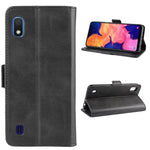 Custodia per cellulare in pelle con supporto a portafoglio per Galaxy A10 ， con portafoglio, supporto e slot per carte
