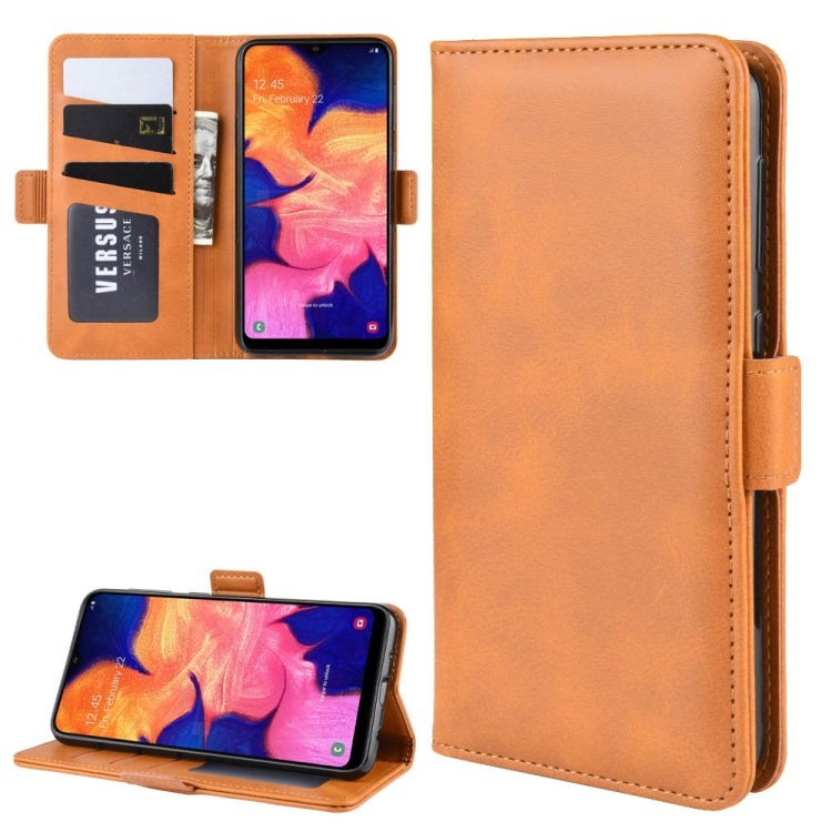 Custodia per cellulare in pelle con supporto a portafoglio per Galaxy A10 ， con portafoglio, supporto e slot per carte