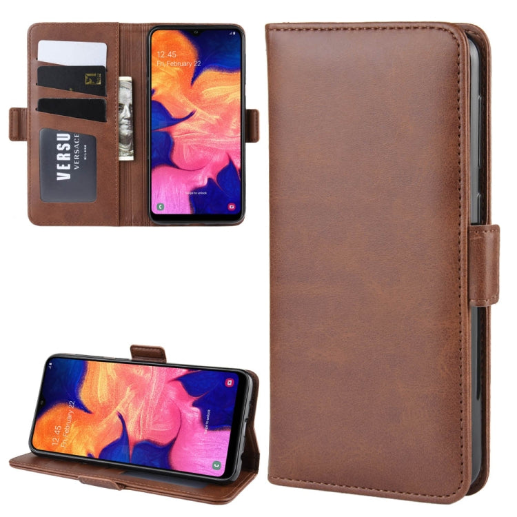 Custodia per cellulare in pelle con supporto a portafoglio per Galaxy A10 ， con portafoglio, supporto e slot per carte