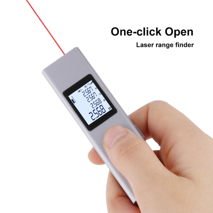 Telemetro laser digitale portatile 40 m con display LCD